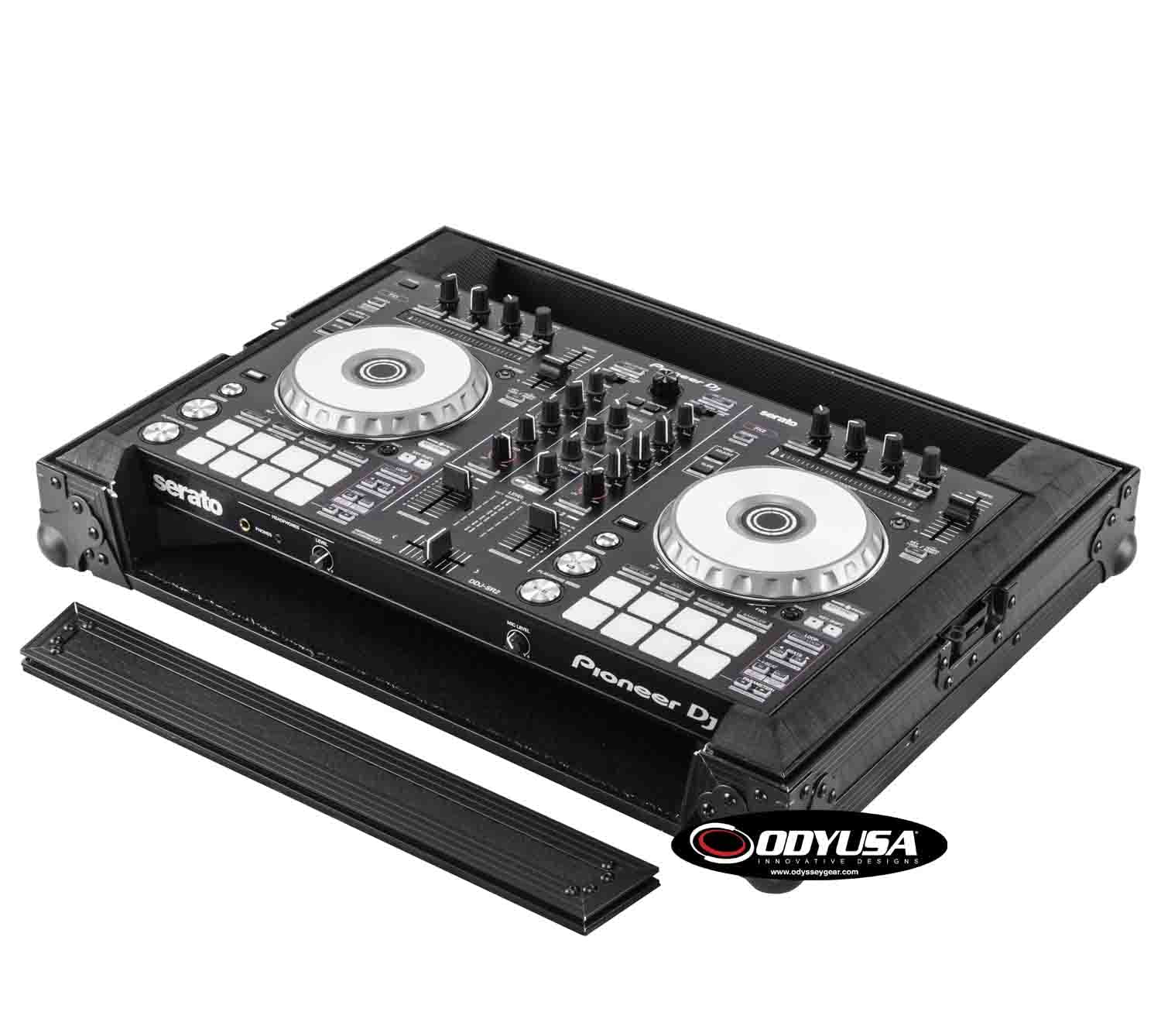 Pioneer DJ DDJ-SR2コントローラー＋ODYSSEY カバー Black Pioneer DDJ-SR / DDJ-SR2 Flight Case with Angle Glide